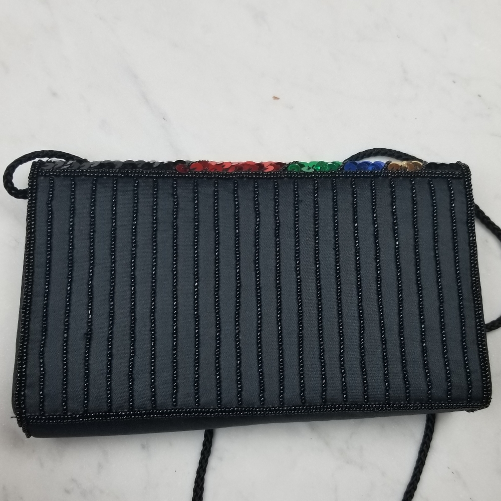 Multicolored Sequined Purse - Picture 3 of 8